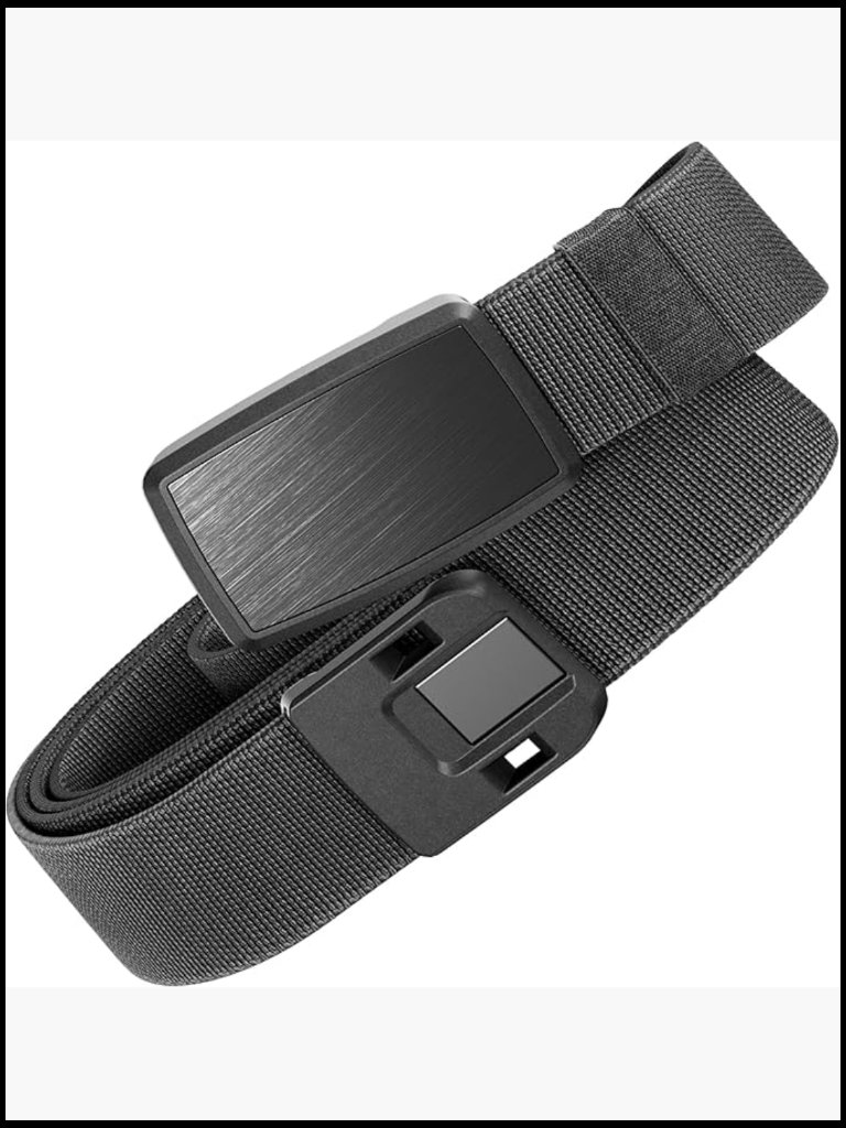 Unisex Adjustable Elastic Belt With Magnetic Clasp, Low-Profile